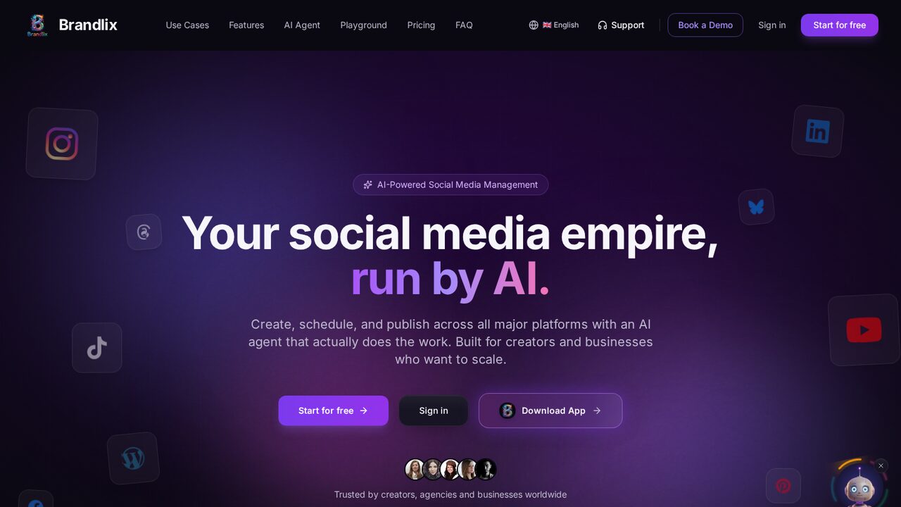 Brandlix - gestão de redes sociais com IA